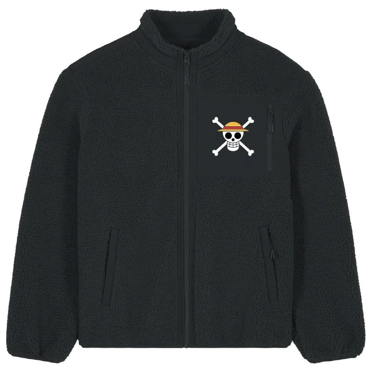 One Piece Sherpa bunda Logo produktová fotografia