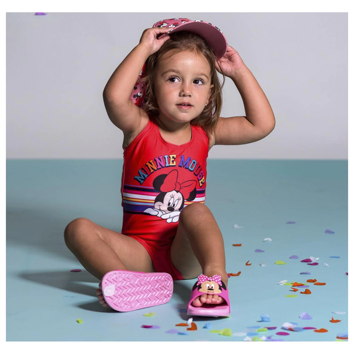Disney Minnie Ružové 3D Detské papuče produktová fotografia