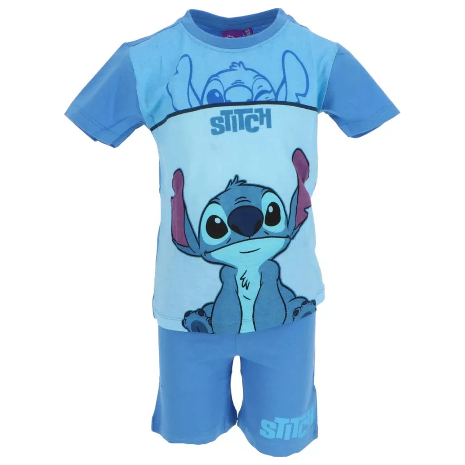 Lilo & Stitch Sweet Light Blue Kids krátke pyžamo produktová fotografia