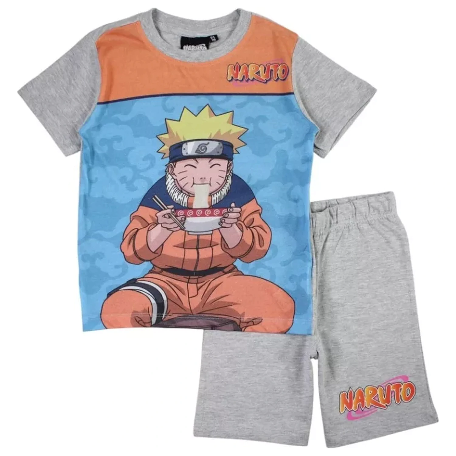 Naruto Ramen Grey Detské Krátke Pyžamo produktová fotografia