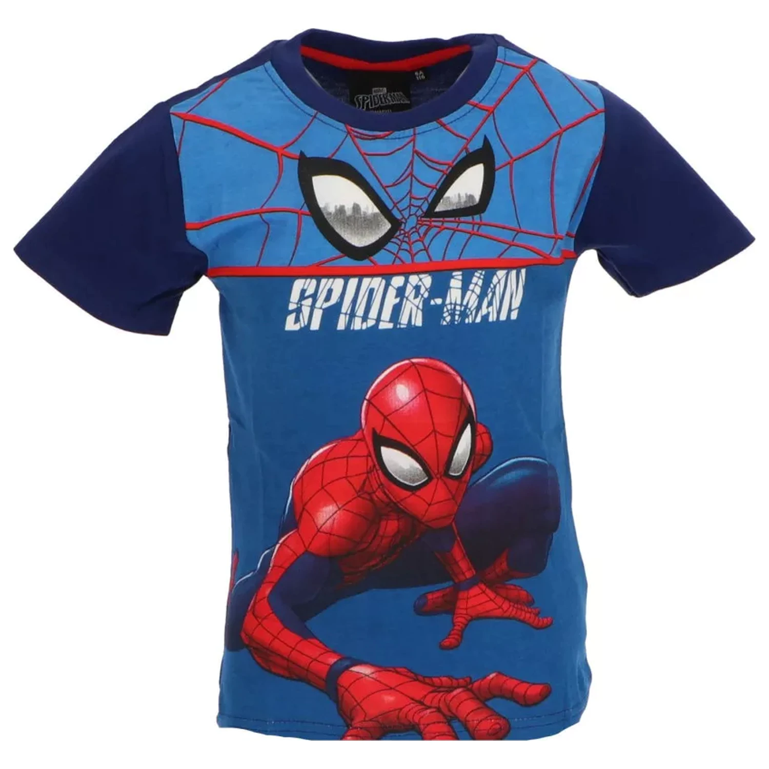 Spider-Man Wall Blue Kids tričko s krátkym rukávom top produktová fotografia