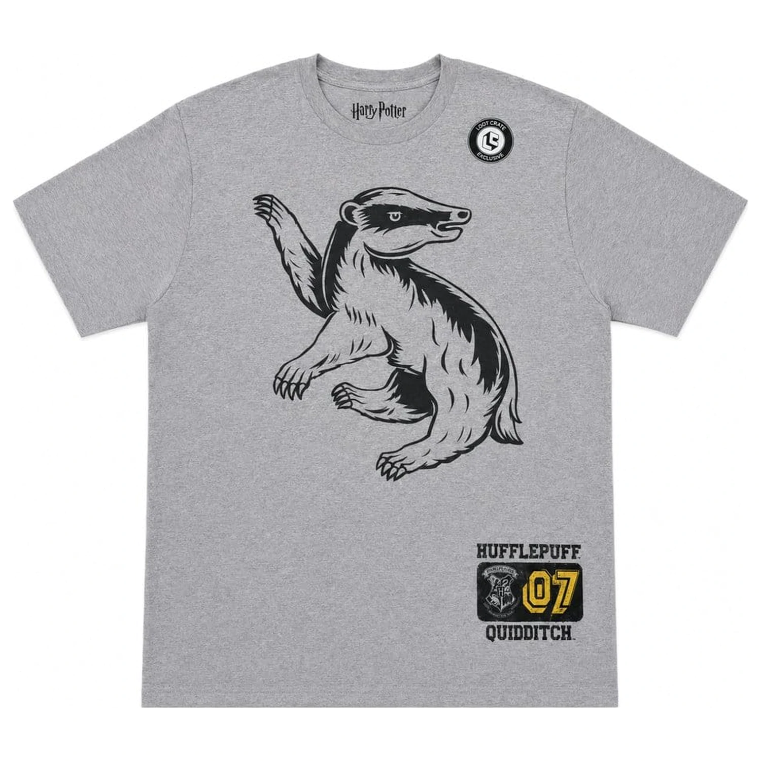 Harry Potter Tričko Hufflepuff 07 Quidditch Badger produktová fotografia
