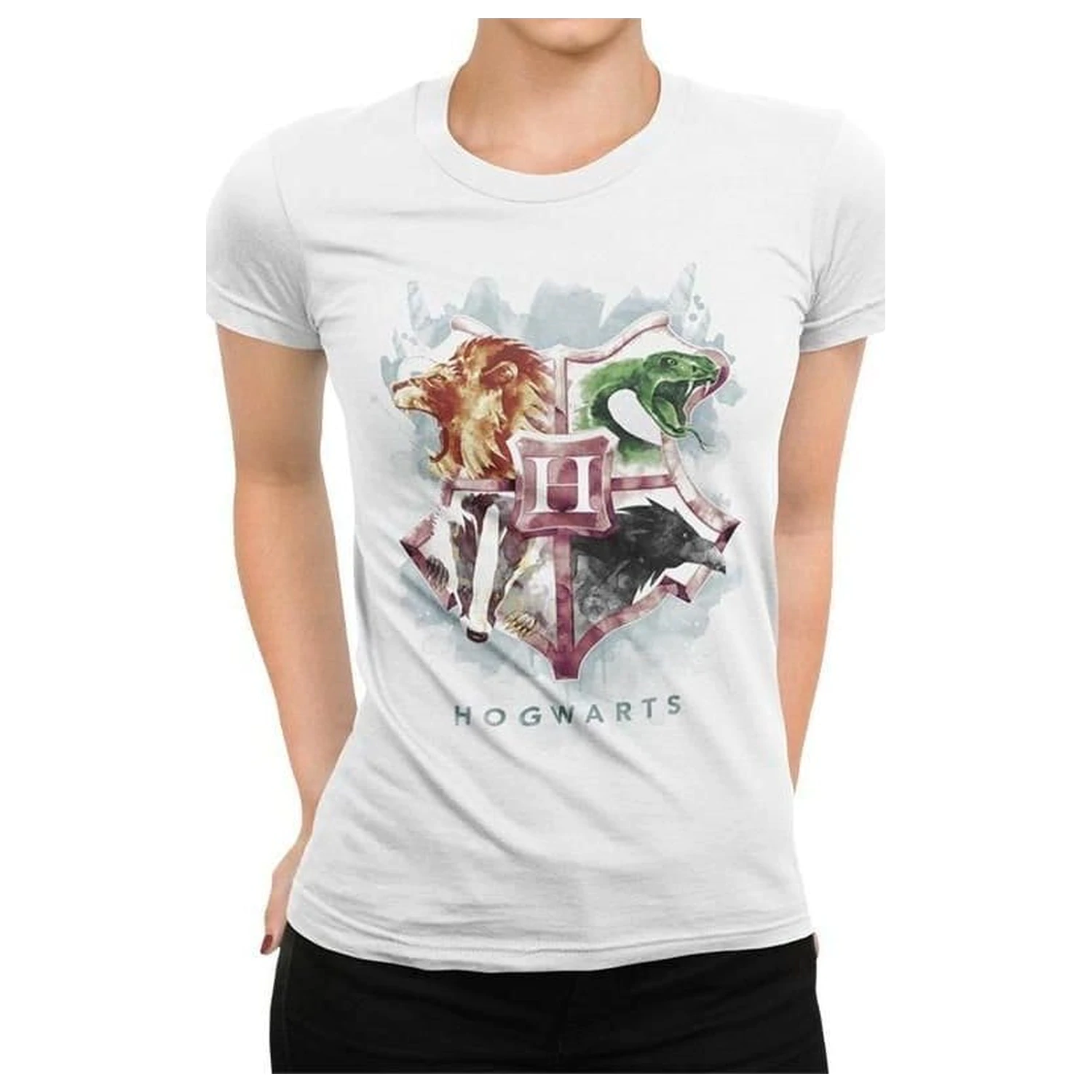Harry Potter tričko Watercolour Crest produktová fotografia