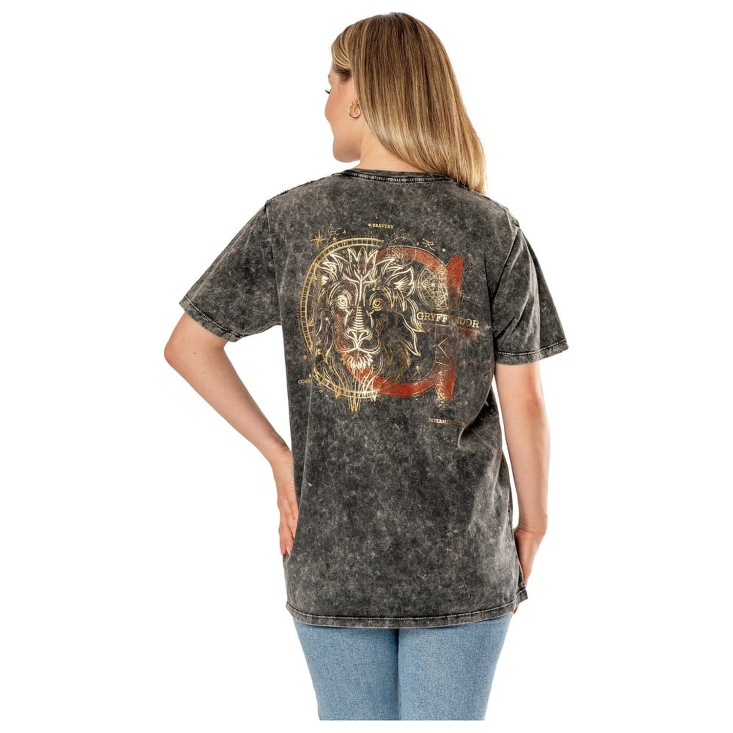 Harry Potter tričko Acid Wash Gryffindor produktová fotografia