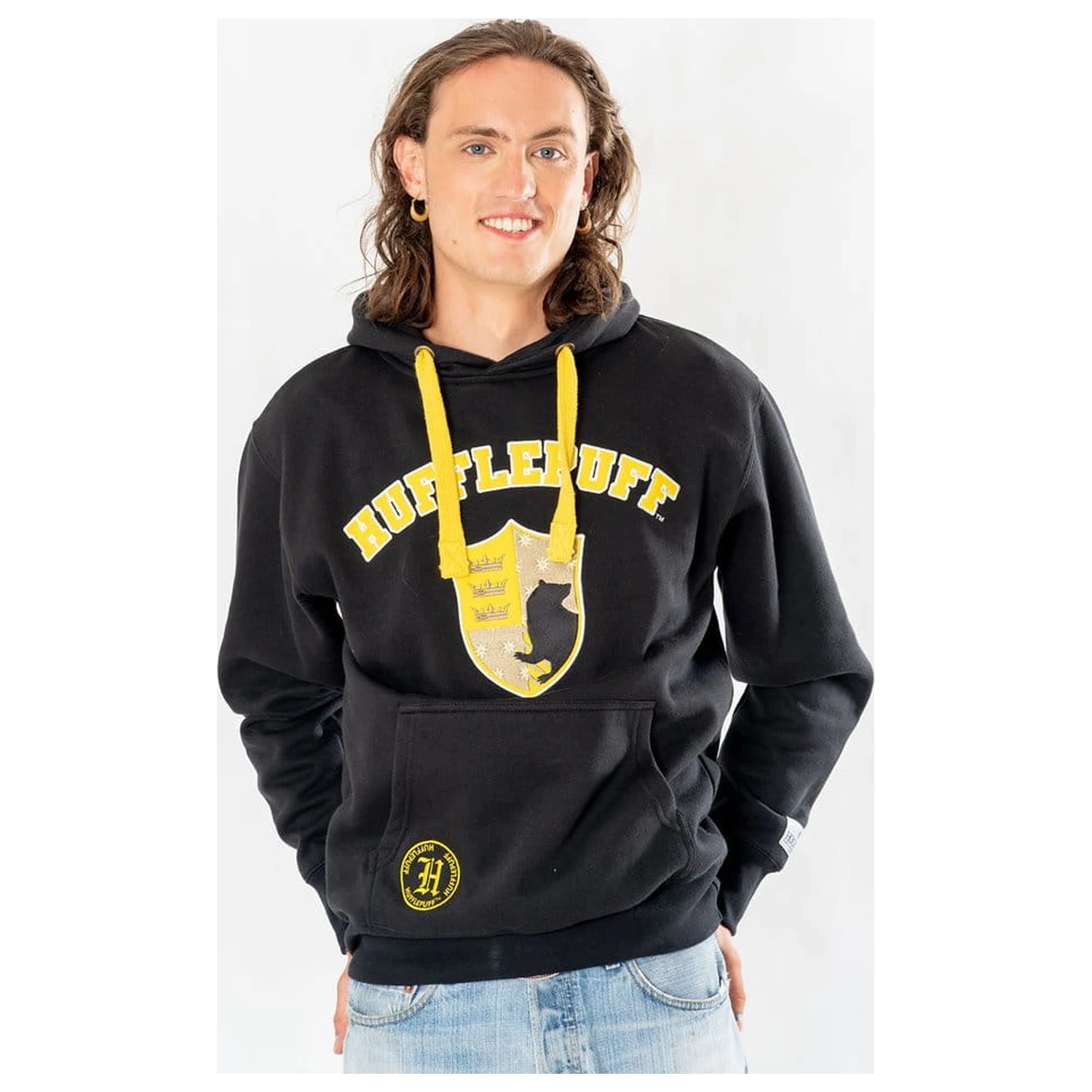 Harry Potter Mikina s kapucňou Hufflepuff Deluxe produktová fotografia