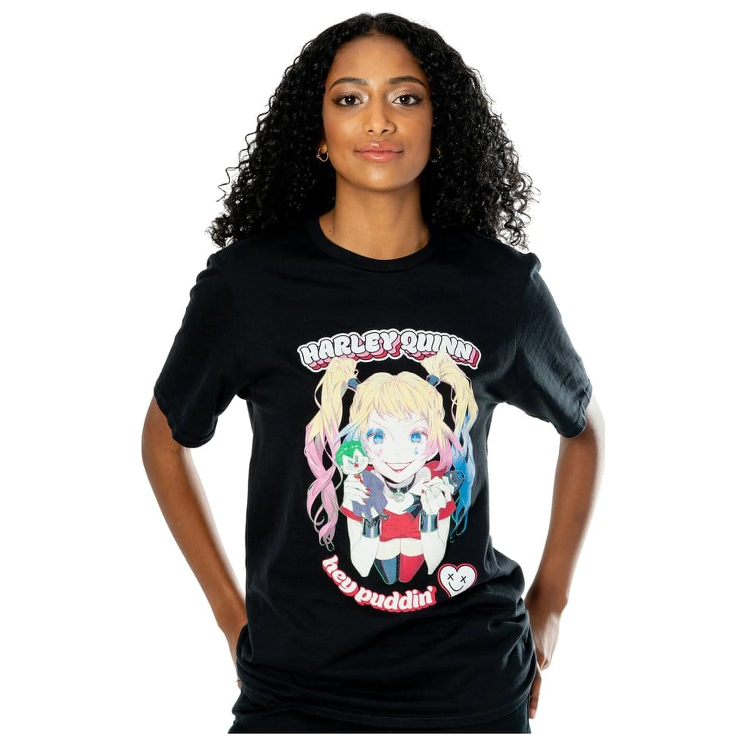 DC tričko Harley Quinn Anime Puddin' produktová fotografia