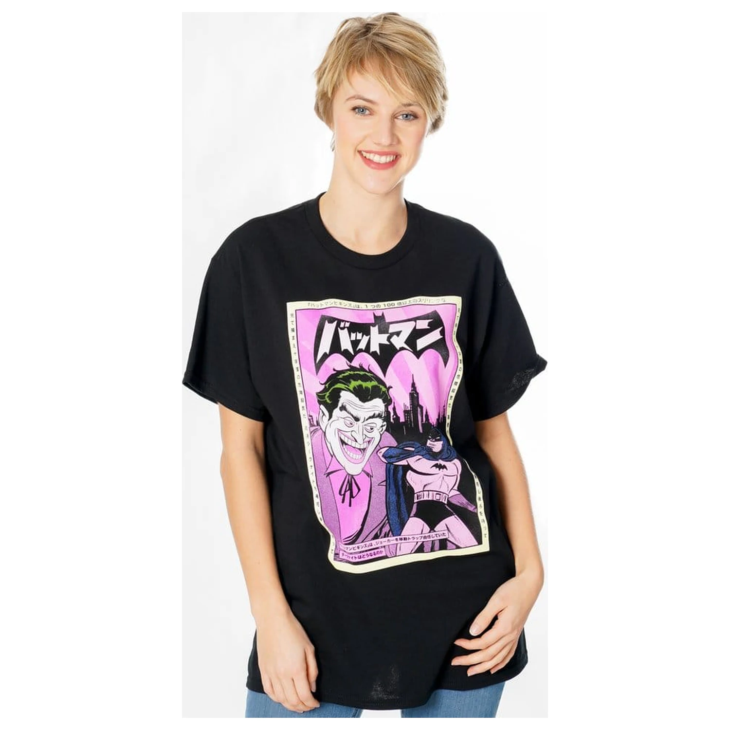 Batman tričko Joker Anime Poster produktová fotografia