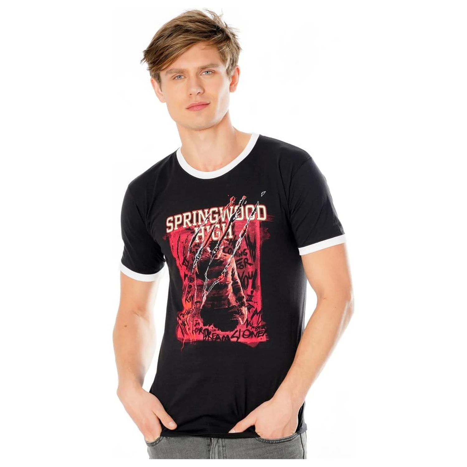 A Nightmare on Elm Street tričko Springwood High produktová fotografia
