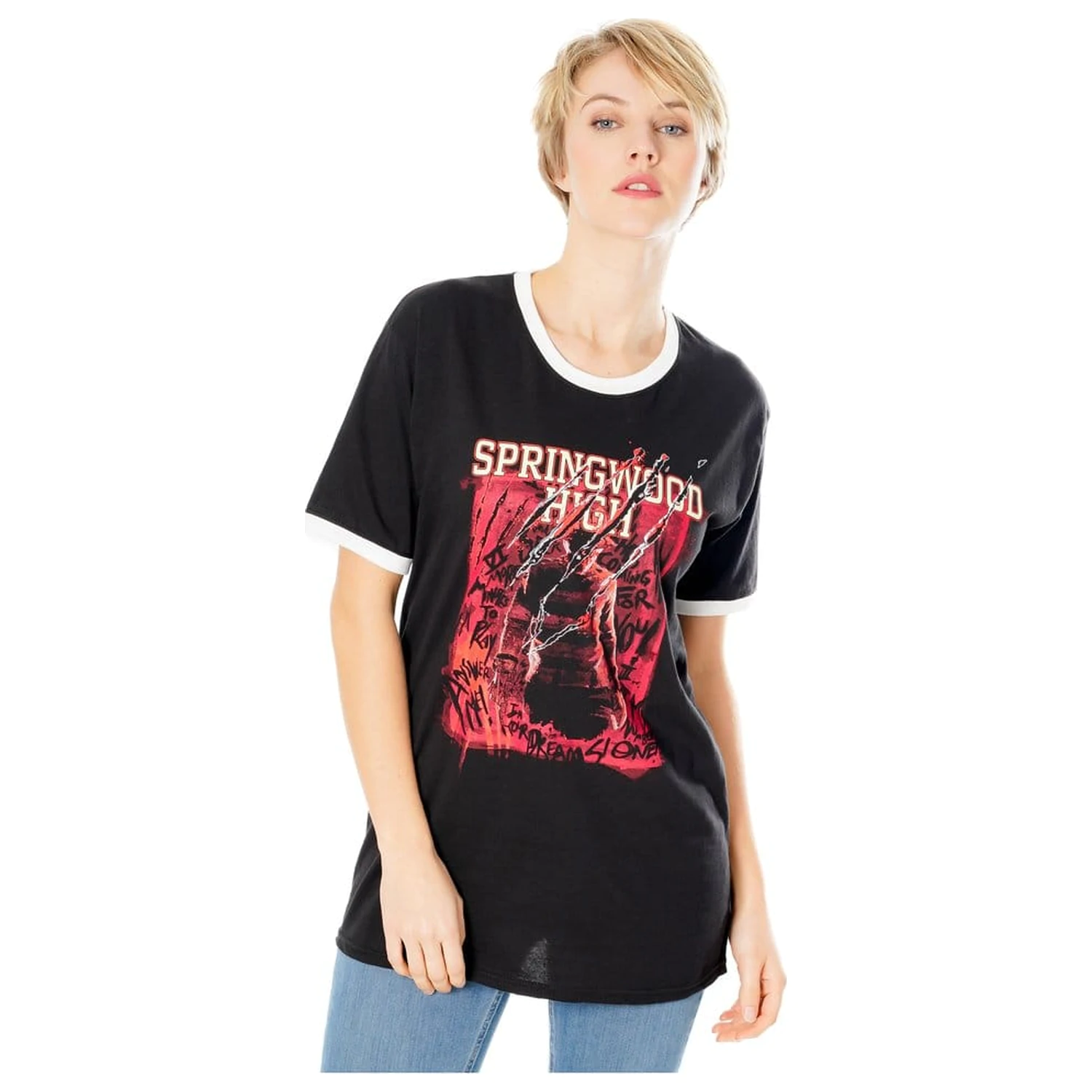 A Nightmare on Elm Street tričko Springwood High produktová fotografia