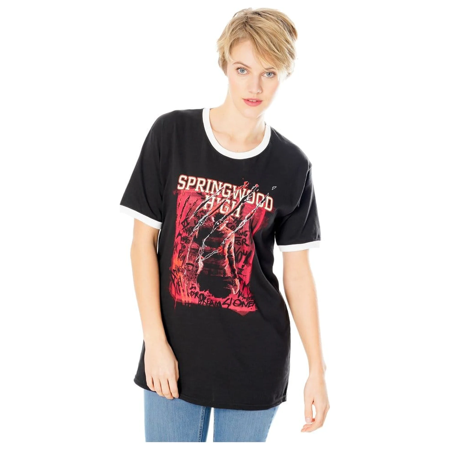 A Nightmare on Elm Street tričko Springwood High produktová fotografia