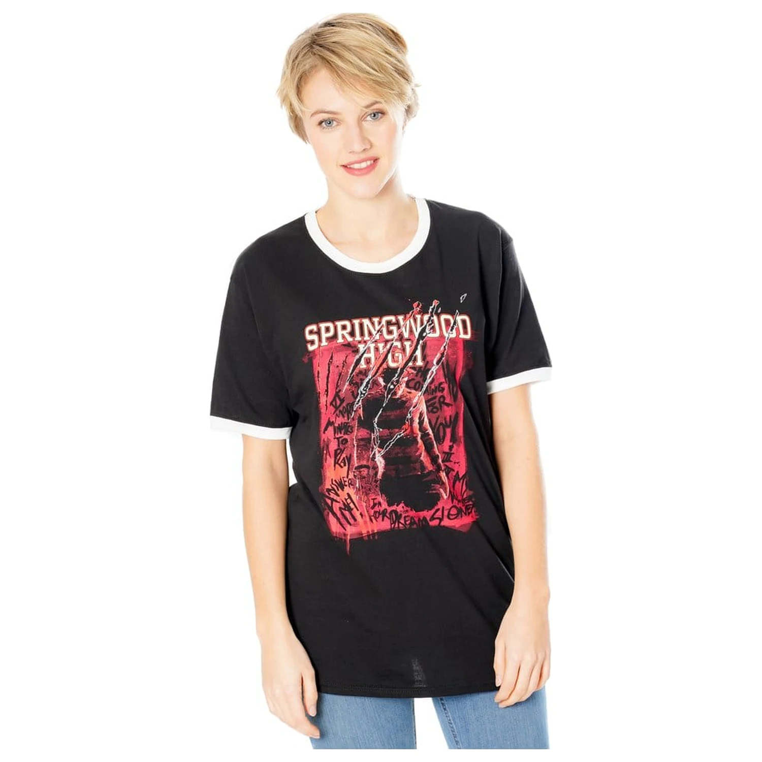 A Nightmare on Elm Street tričko Springwood High produktová fotografia