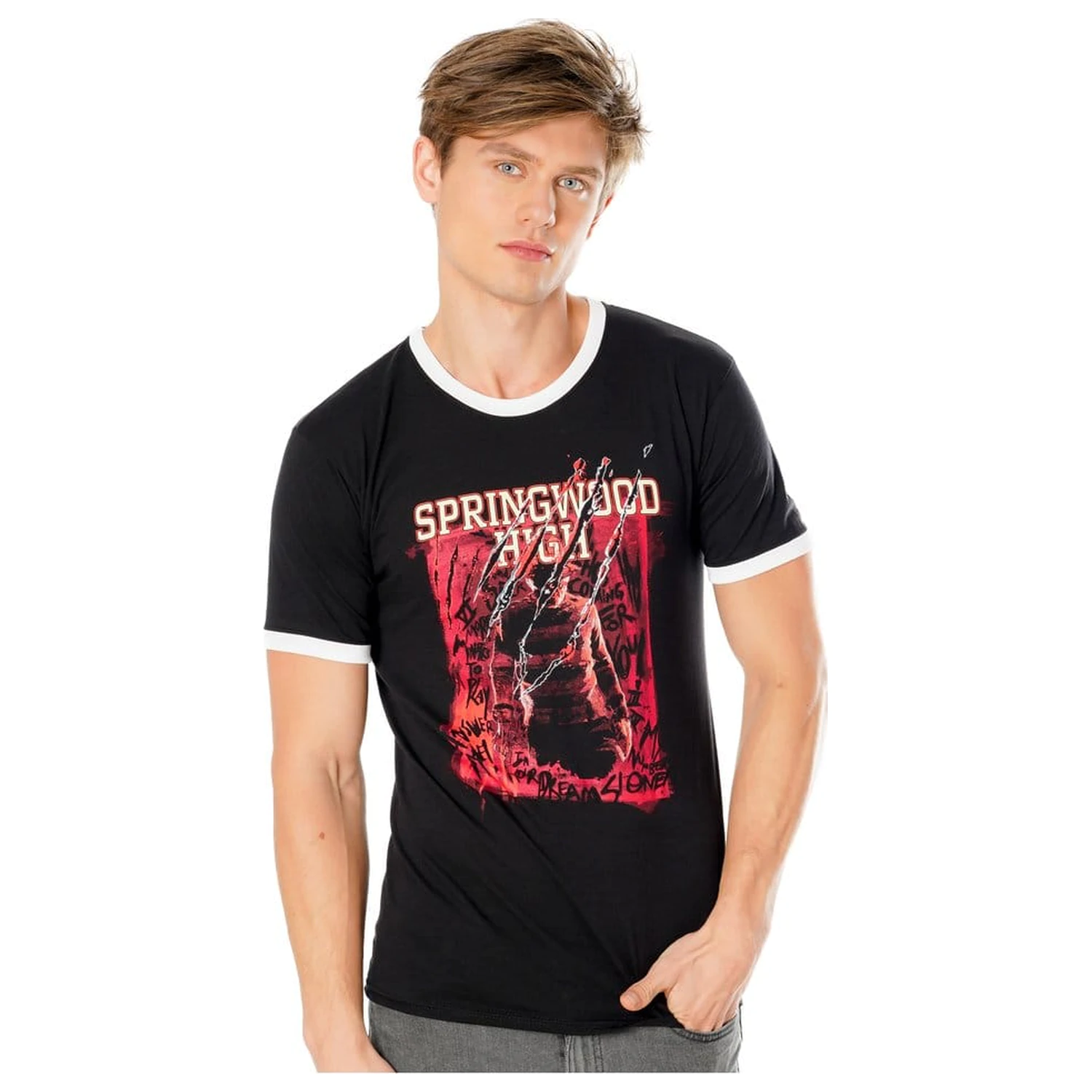 A Nightmare on Elm Street tričko Springwood High produktová fotografia