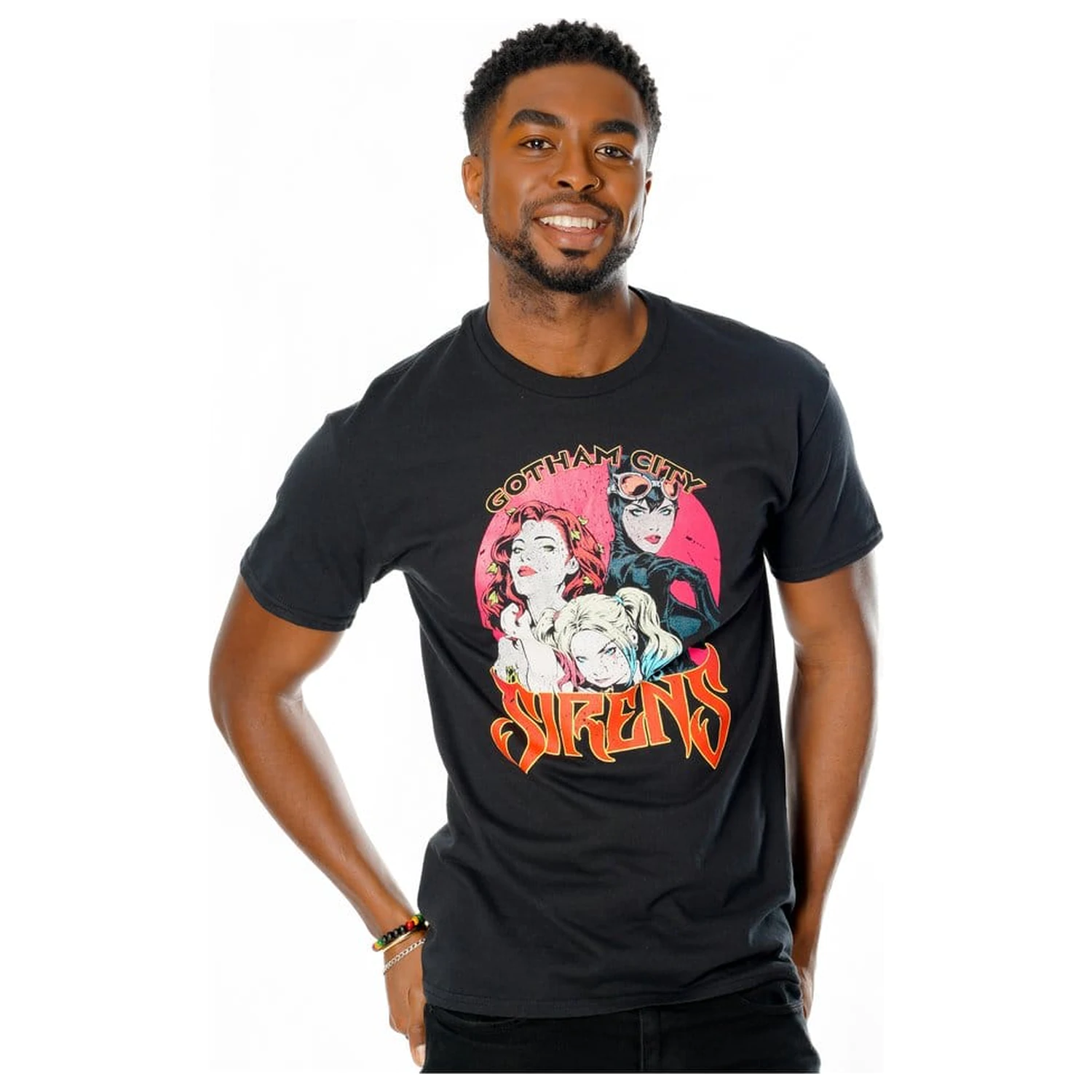 Gotham City Sirens Tričko Vintage Poster produktová fotografia