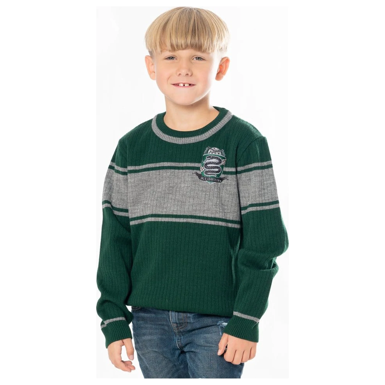 Harry Potter Detský Sveter Slytherin produktová fotografia