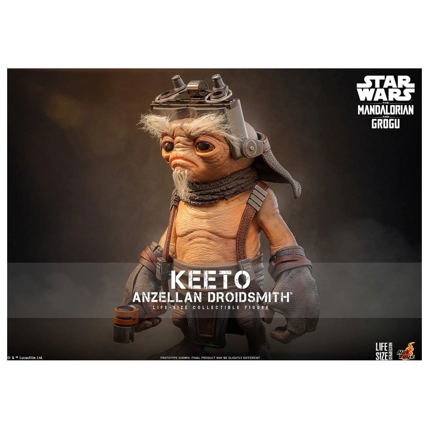 Star Wars: The Mandalorian & Grogu Figurína životnej veľkosti Masterpiece Figure Keeto (Anzellan Droidsmith) 26 cm produktová fotografia
