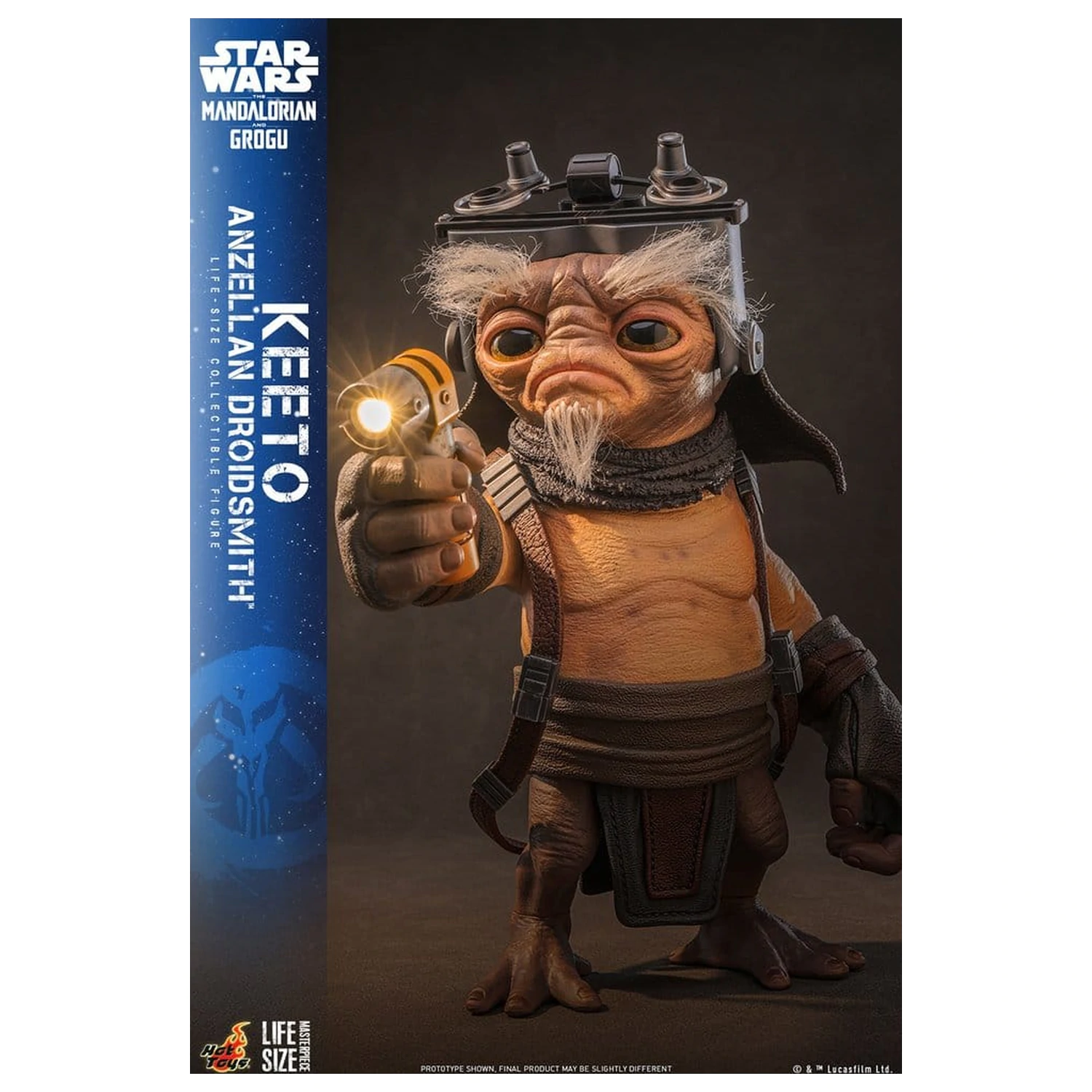 Star Wars: The Mandalorian & Grogu Figurína životnej veľkosti Masterpiece Figure Keeto (Anzellan Droidsmith) 26 cm produktová fotografia