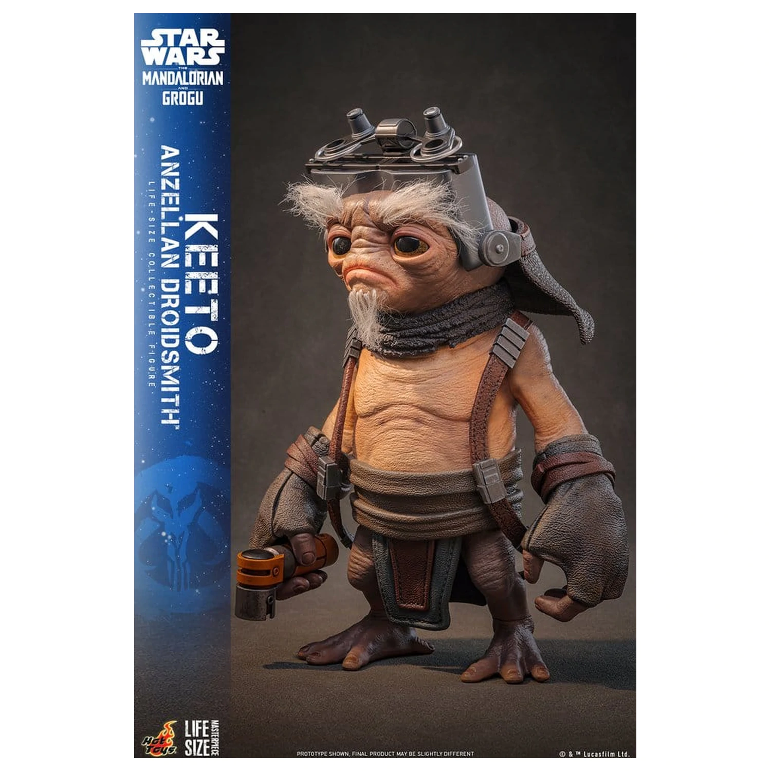 Star Wars: The Mandalorian & Grogu Figurína životnej veľkosti Masterpiece Figure Keeto (Anzellan Droidsmith) 26 cm produktová fotografia
