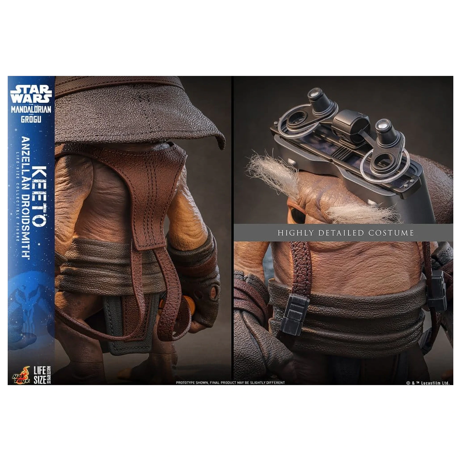 Star Wars: The Mandalorian & Grogu Figurína životnej veľkosti Masterpiece Figure Keeto (Anzellan Droidsmith) 26 cm produktová fotografia
