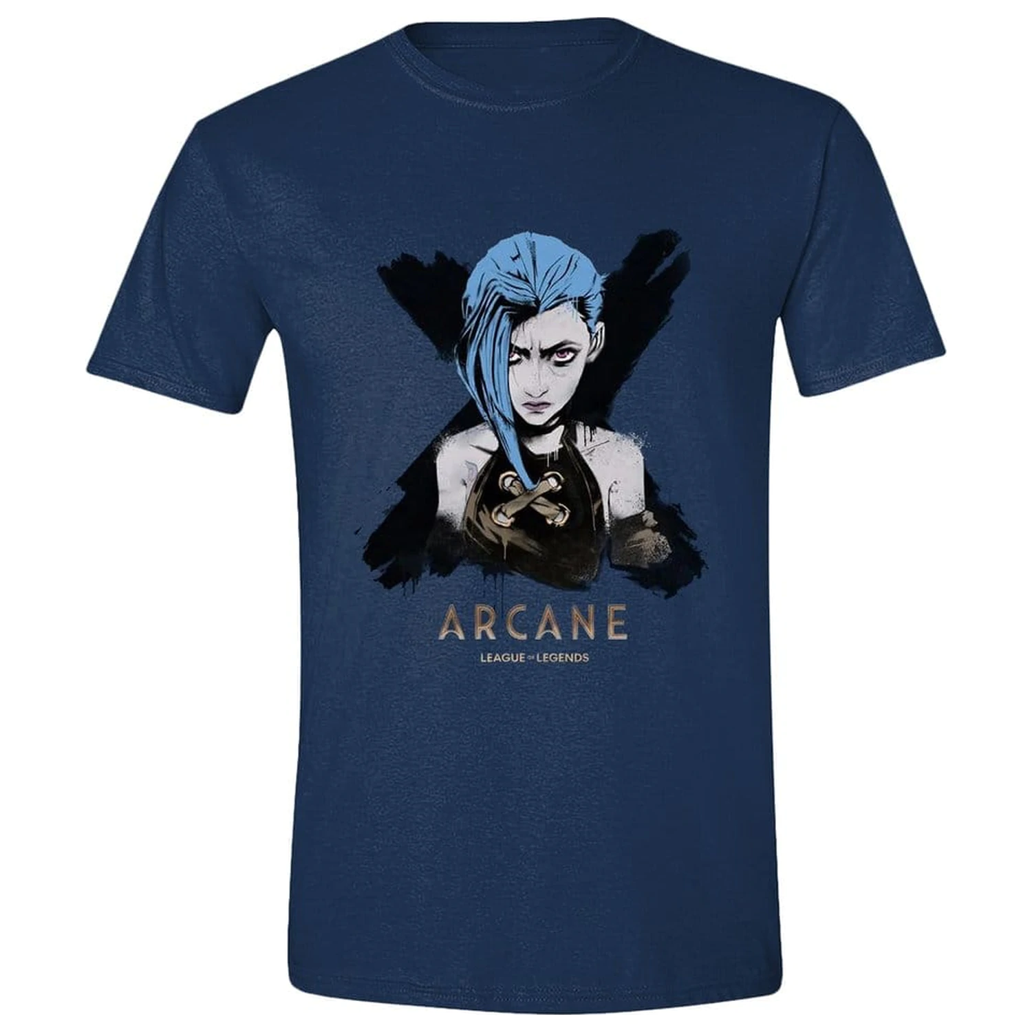 Arcane tričko Jinx Portrait produktová fotografia