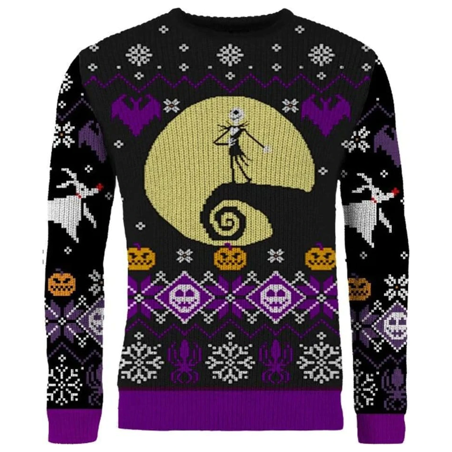 Nightmare Before Christmas vianočný sveter 8-bit produktová fotografia