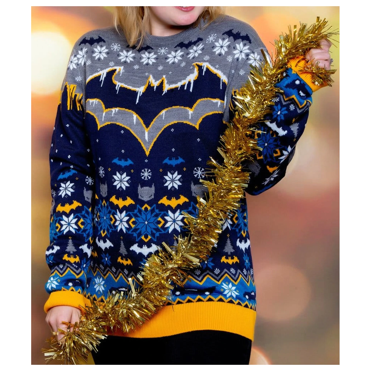 Batman Frosty vianočný sveter produktová fotografia