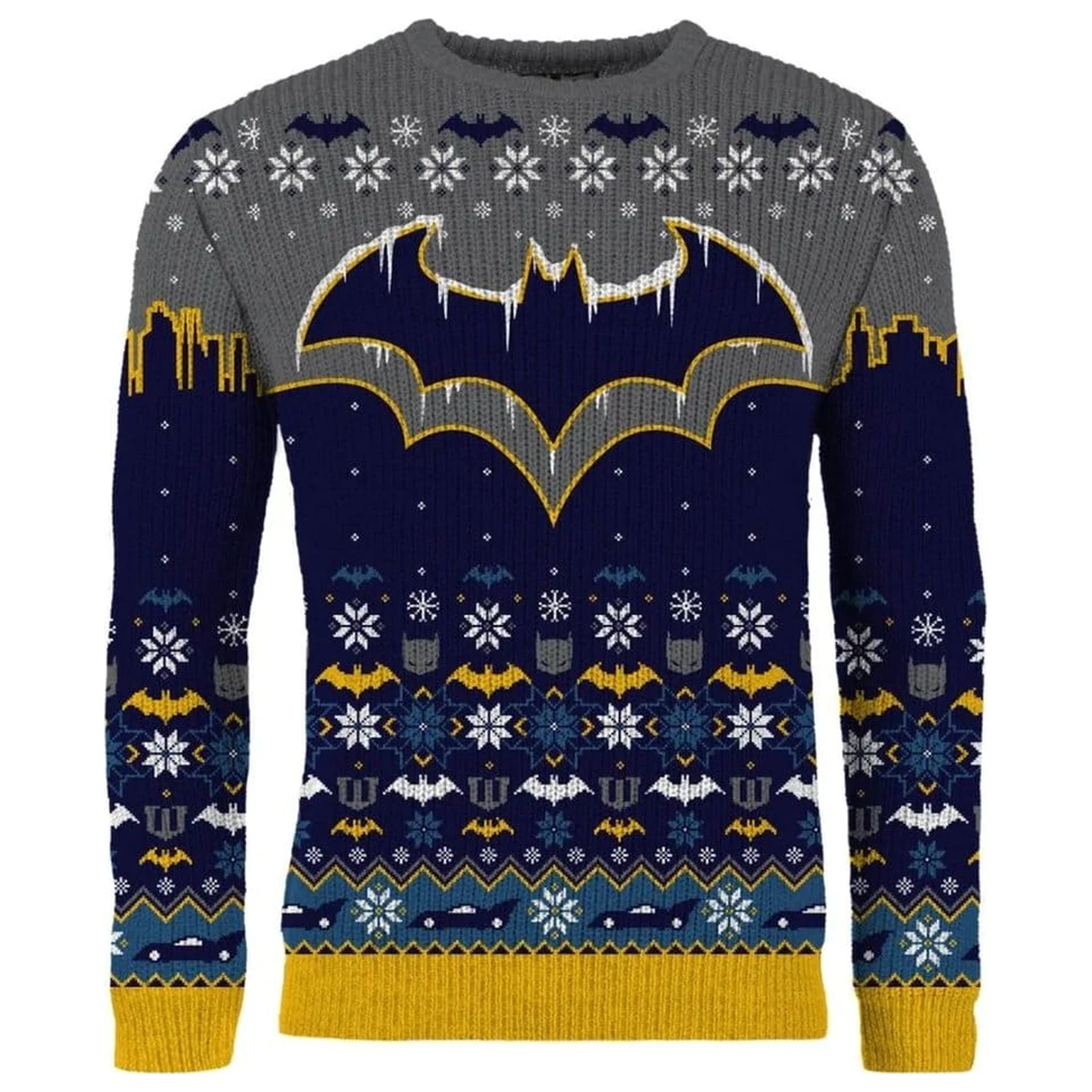 Batman Frosty vianočný sveter produktová fotografia