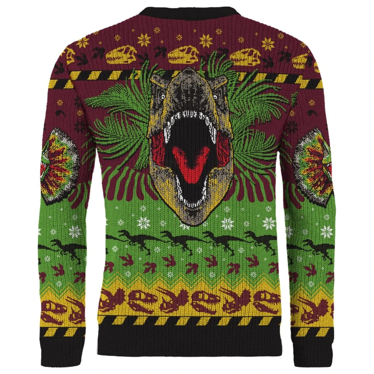 Jurassic Park vianočný sveter Happy Rexmas produktová fotografia