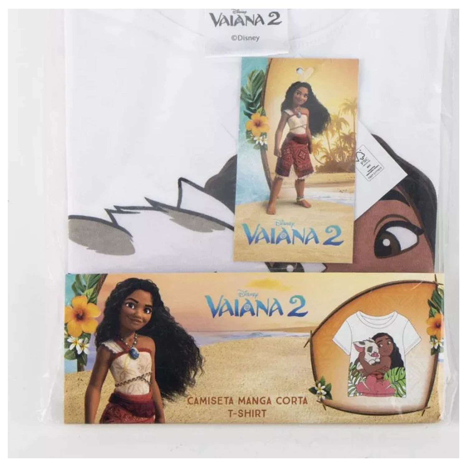 Disney Vaiana Pua detské tričko s krátkym rukávom, top produktová fotografia