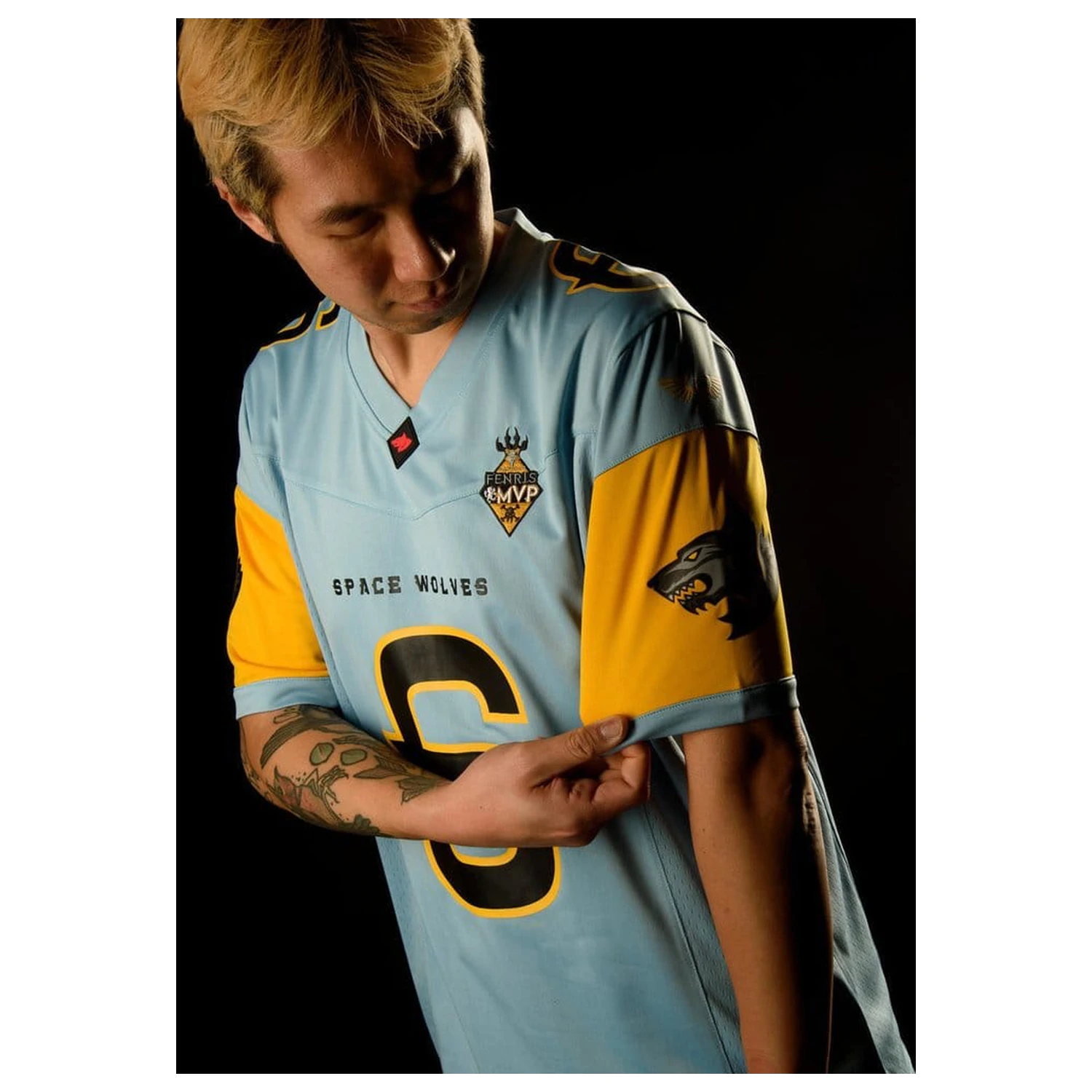 Warhammer 40,000 Sports Jersey tričko Space Wolves produktová fotografia