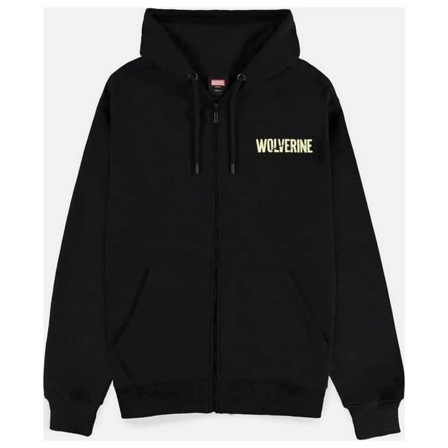 Marvel mikina na zips Wolverine Black produktová fotografia