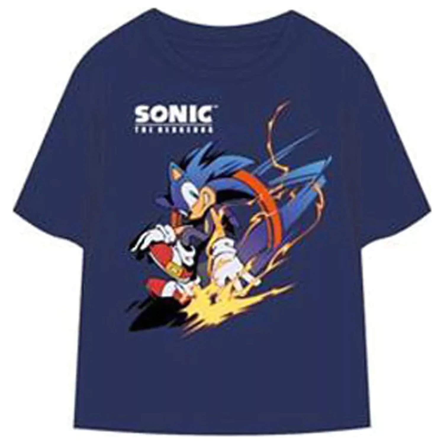 Sonic the Hedgehog Speed Rush Modré detské tričko s krátkym rukávom, top produktová fotografia
