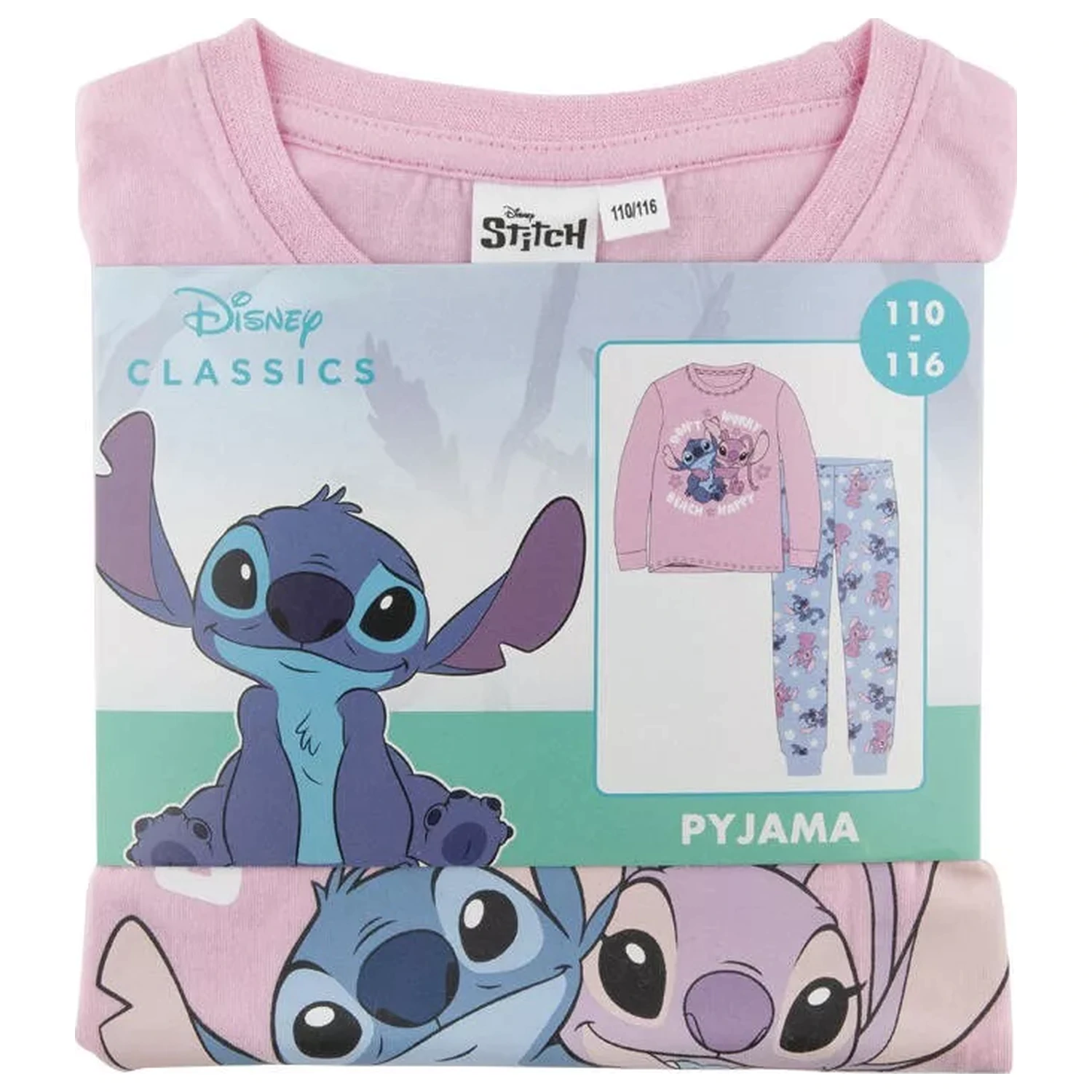 Stitch Happy detské dlhé pyžamo produktová fotografia