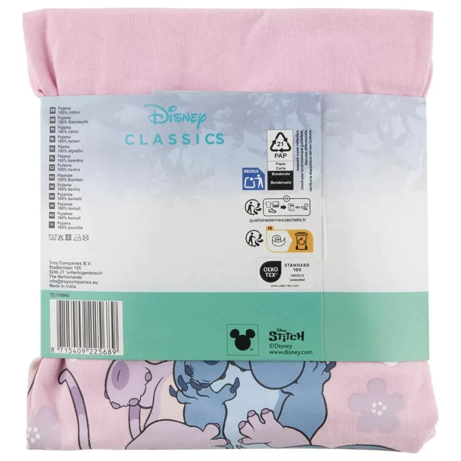 Stitch Happy detské dlhé pyžamo produktová fotografia