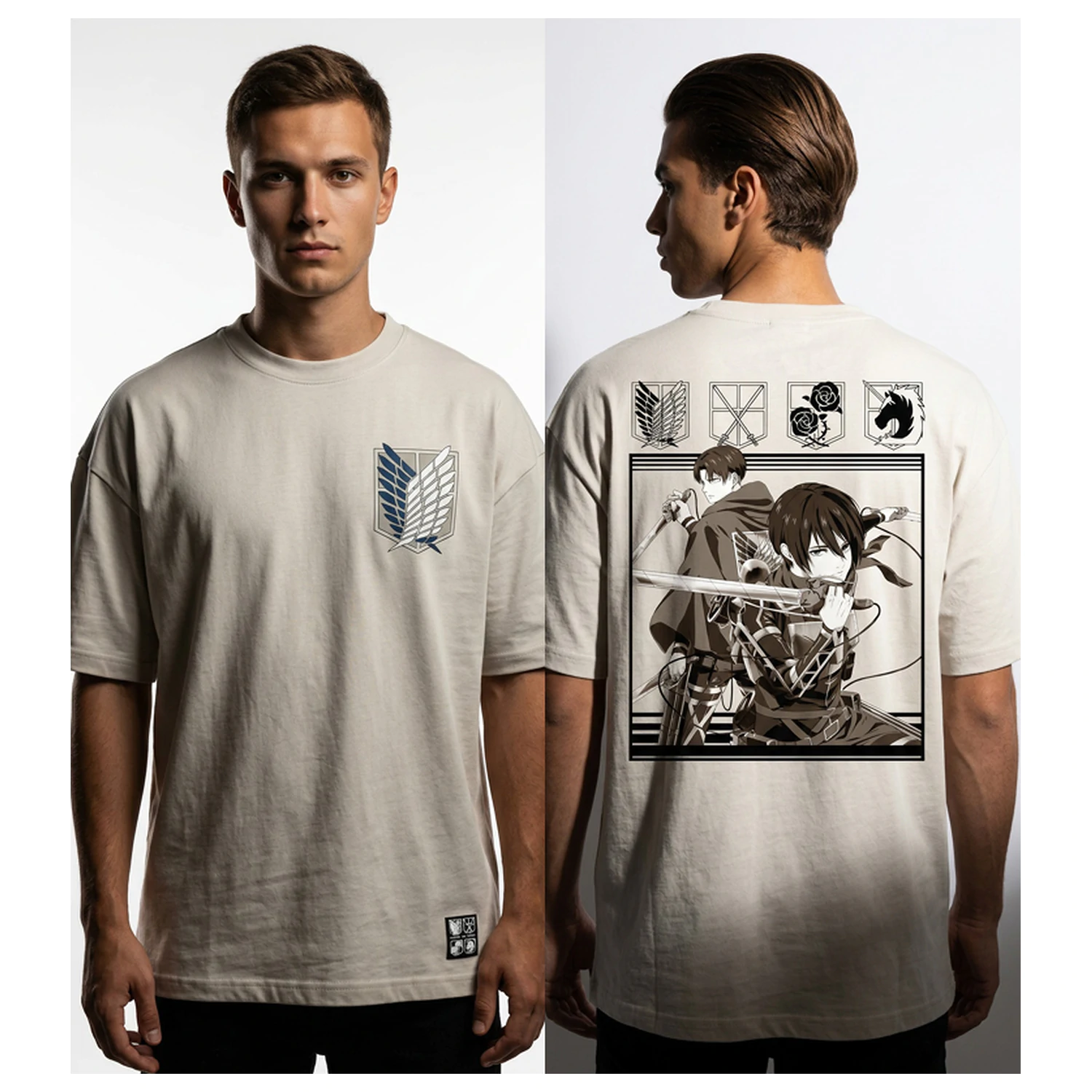 Attack on Titan Brigade Special Oversize tričko produktová fotografia