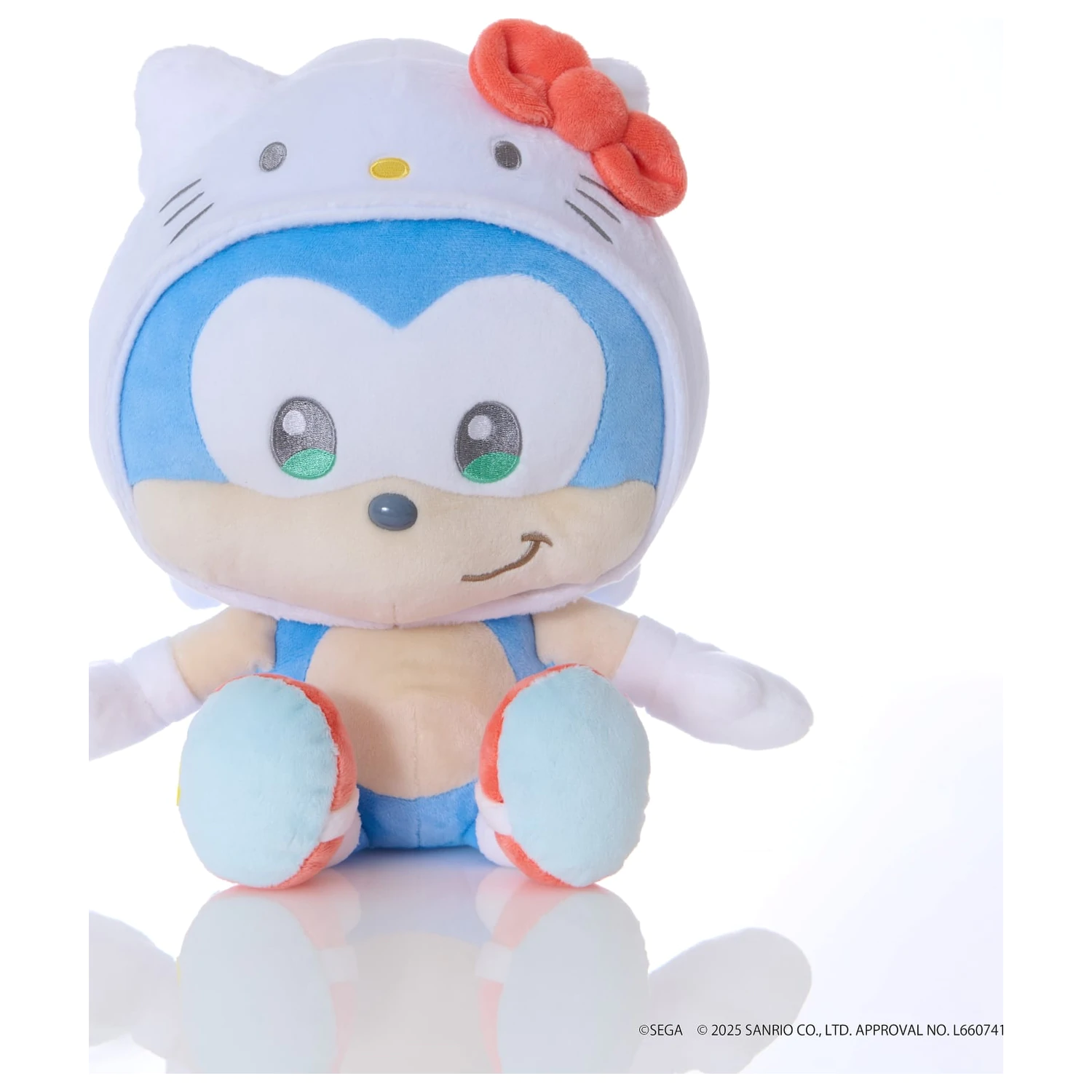 Sonic & Friends x Sanrio Sonic x Hello Kitty plyšová hračka 24 cm produktová fotografia