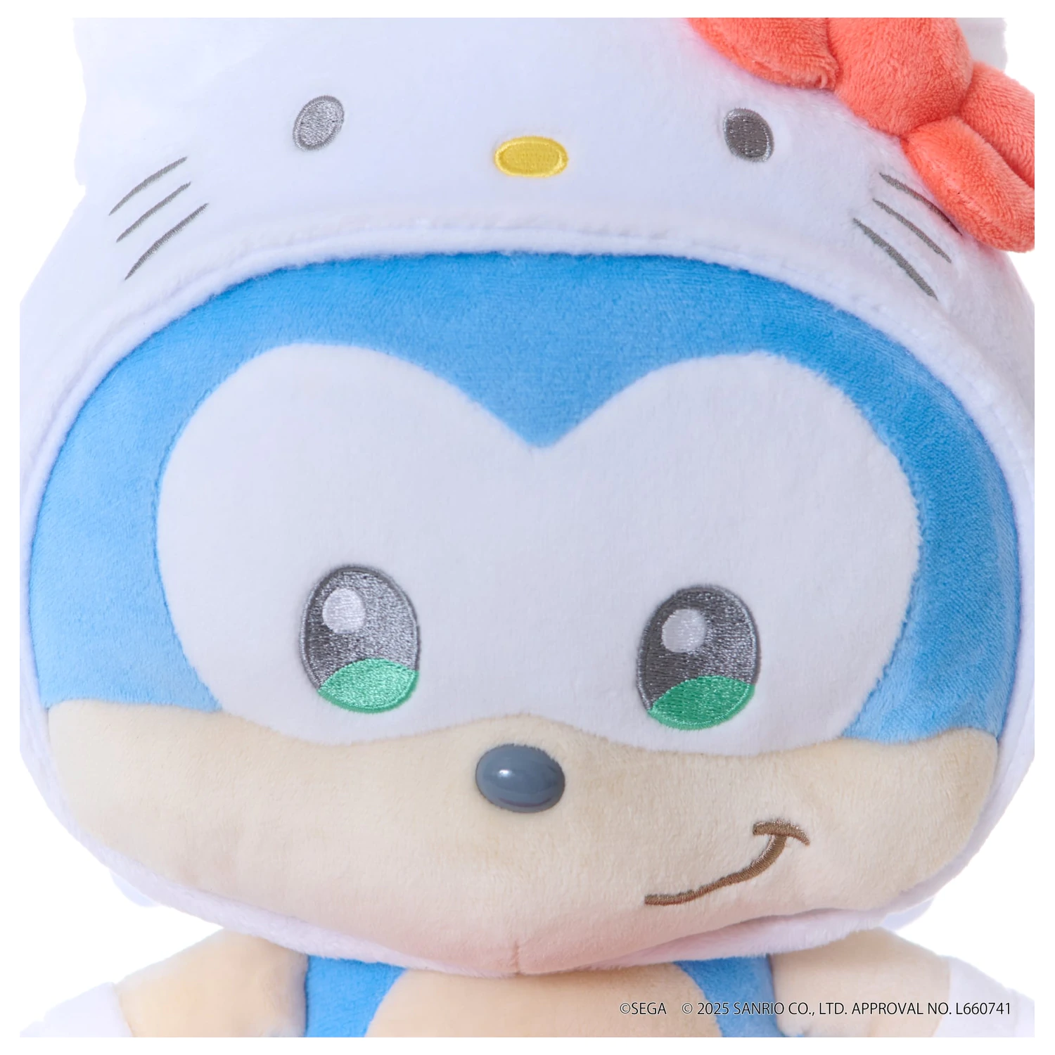 Sonic & Friends x Sanrio Sonic x Hello Kitty plyšová hračka 24 cm produktová fotografia
