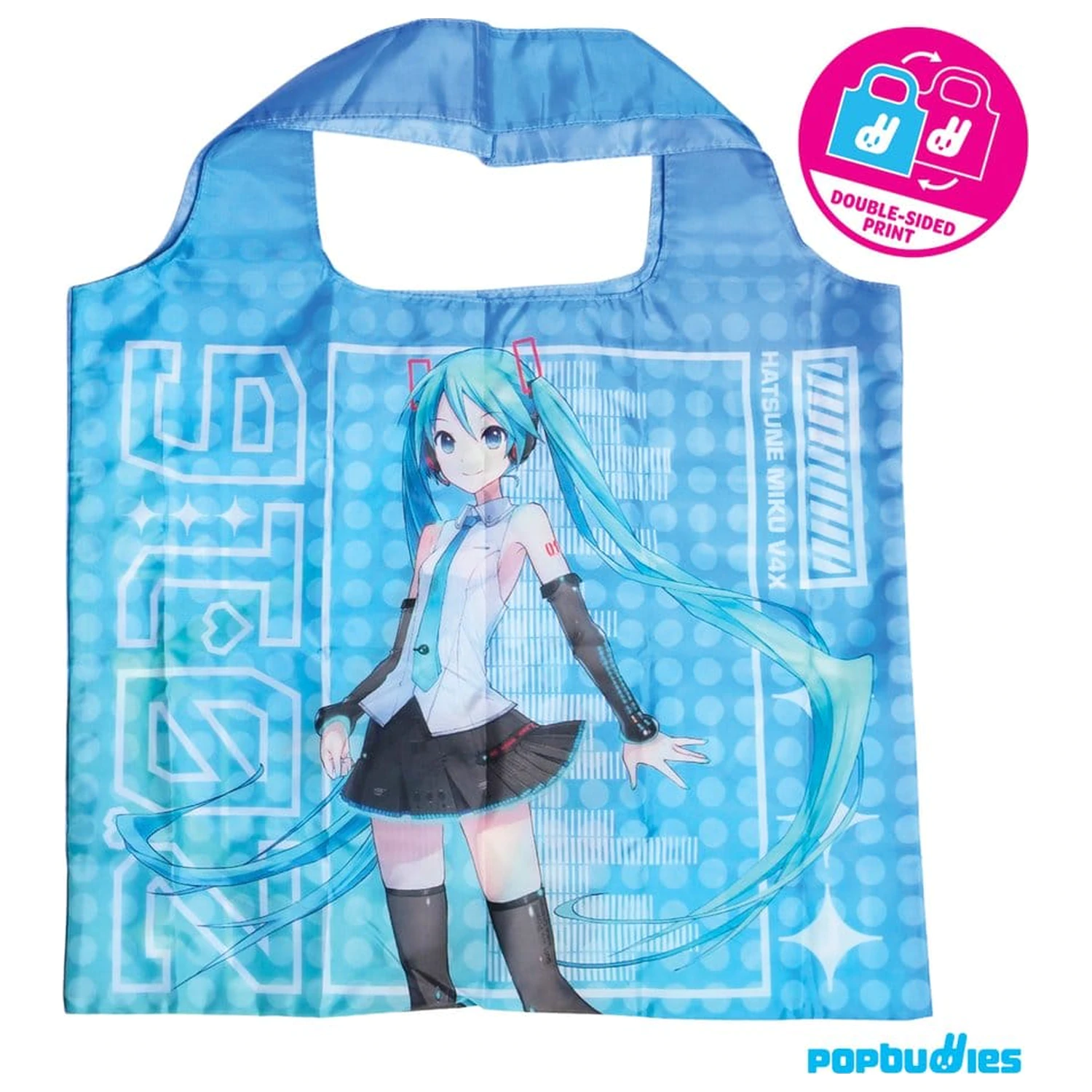 Hatsune Miku V4X skladacia nákupná taška produktová fotografia