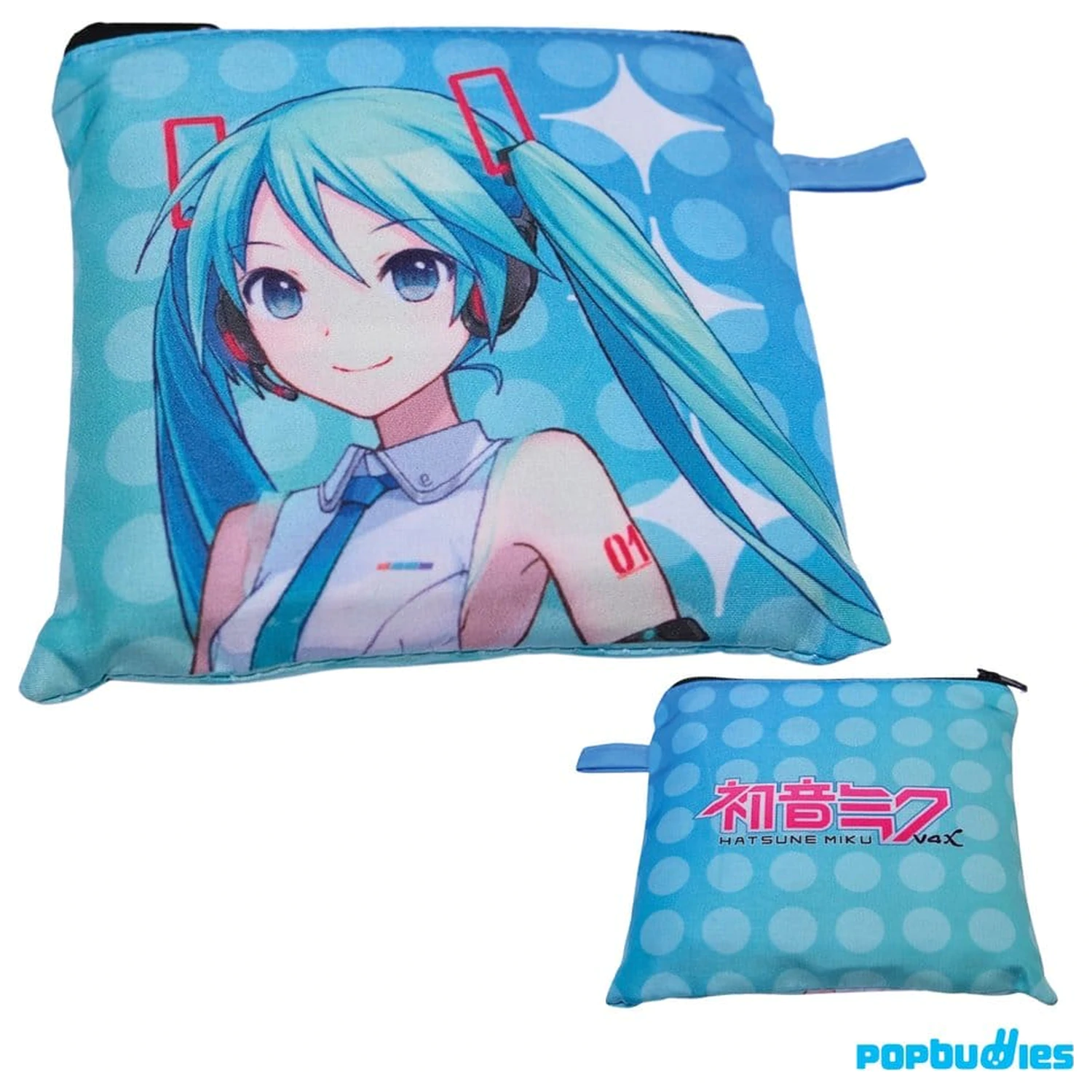 Hatsune Miku V4X skladacia nákupná taška produktová fotografia