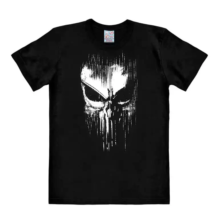 Marvel Easy Fit tričko Punisher - Striped Skull produktová fotografia