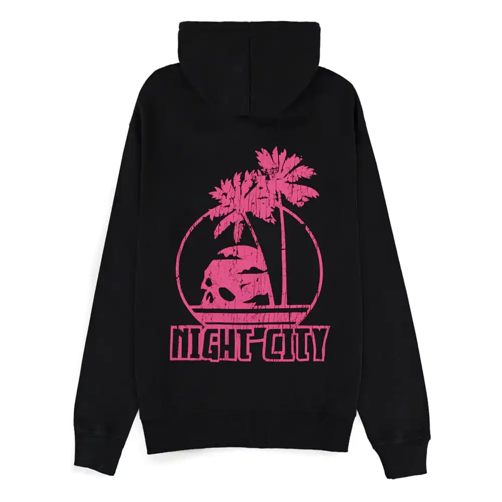 Cyberpunk 2077 mikina so zipsom Night City produktová fotografia