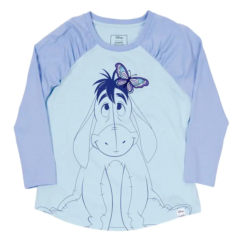 Winnie the Pooh by Loungefly Tričko Unisex Eeyore Shirred Raglan produktová fotografia