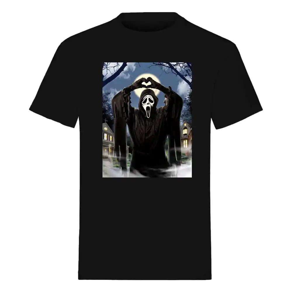 Scream Tričko Ghost Face Hearts produktová fotografia