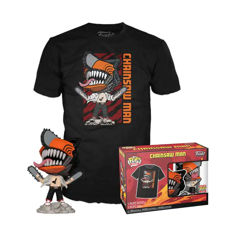 Chainsaw Man Funko POP! & Tričko Box Chainsaw Man Leaping produktová fotografia