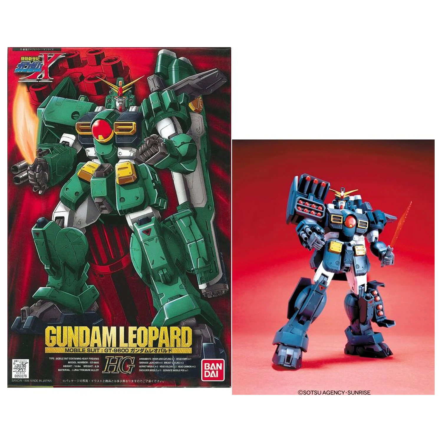 1/100 Gundam Leopard Modelárska stavebnica produktová fotografia