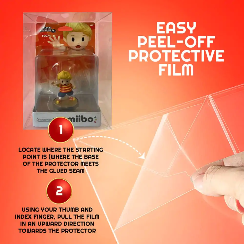 PET chrániče 10-Pack pre Amiibo figúrky produktová fotografia