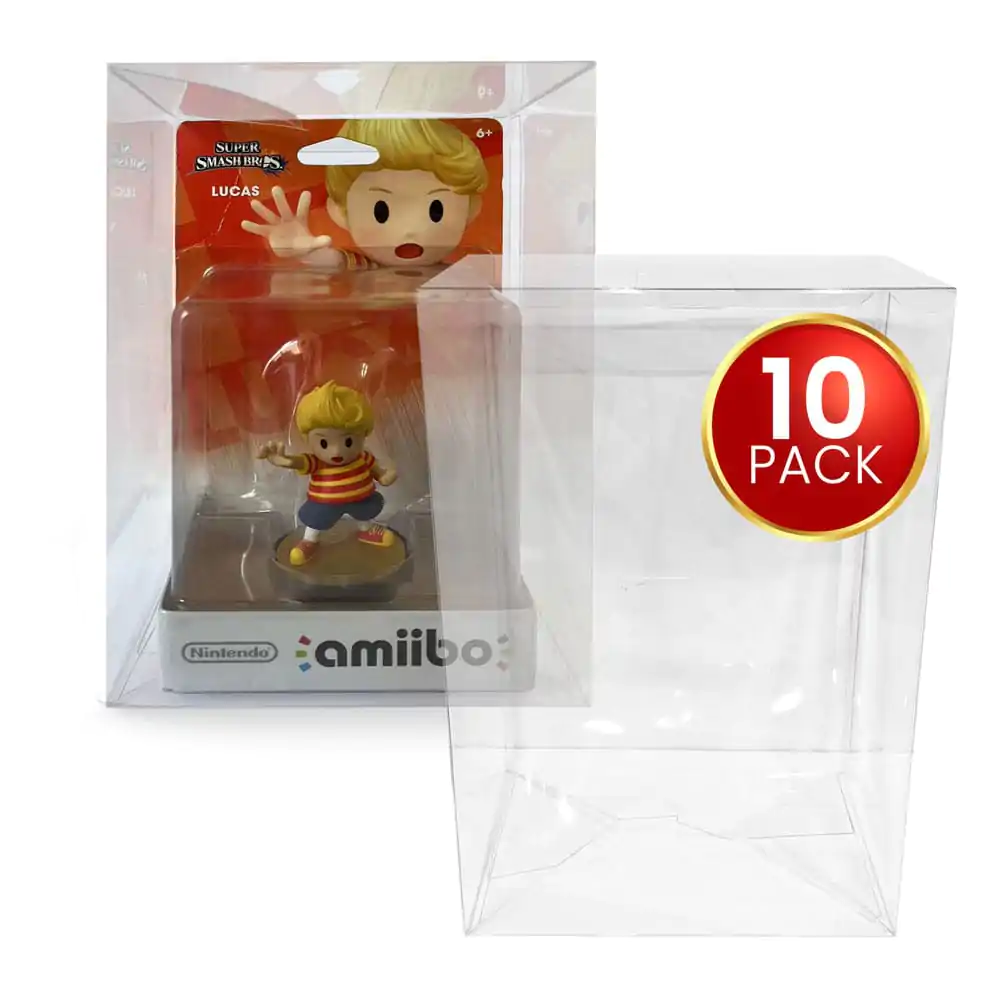 PET chrániče 10-Pack pre Amiibo figúrky produktová fotografia