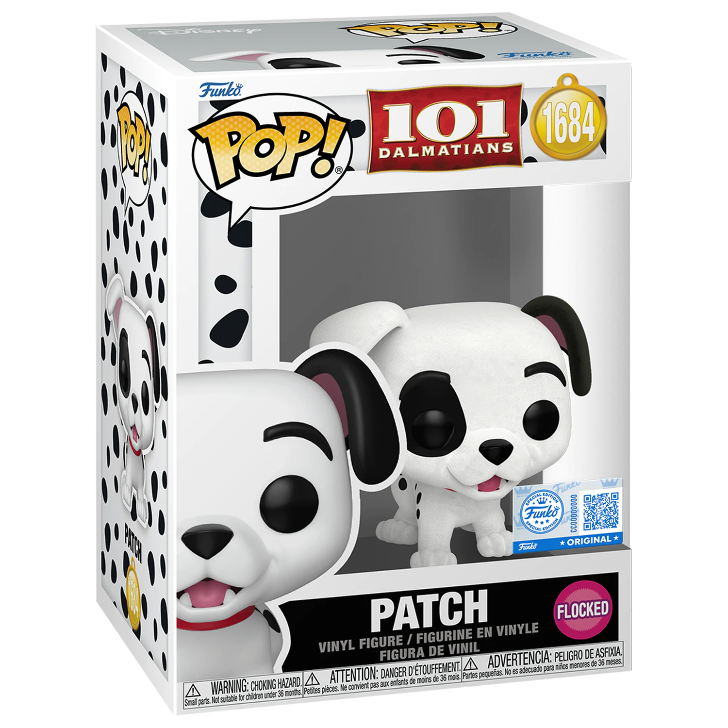 101 Dalmatians Funko POP! Vinylová figúrka Patch (Focked) Exkluzívne 9 cm produktová fotografia