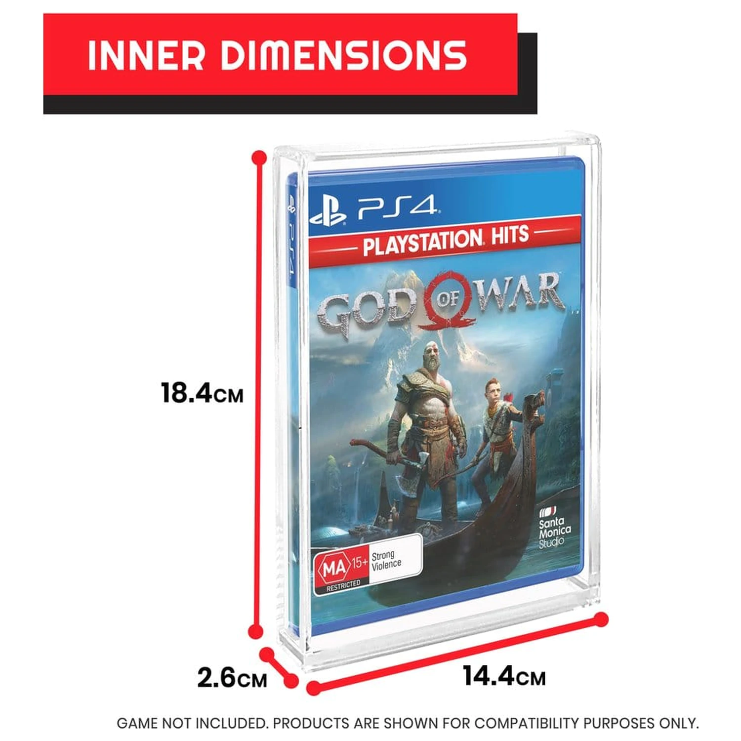 Akrylové puzdro 2-balenie pre PS3/PS4/Blu-Ray/XBOX One produktová fotografia