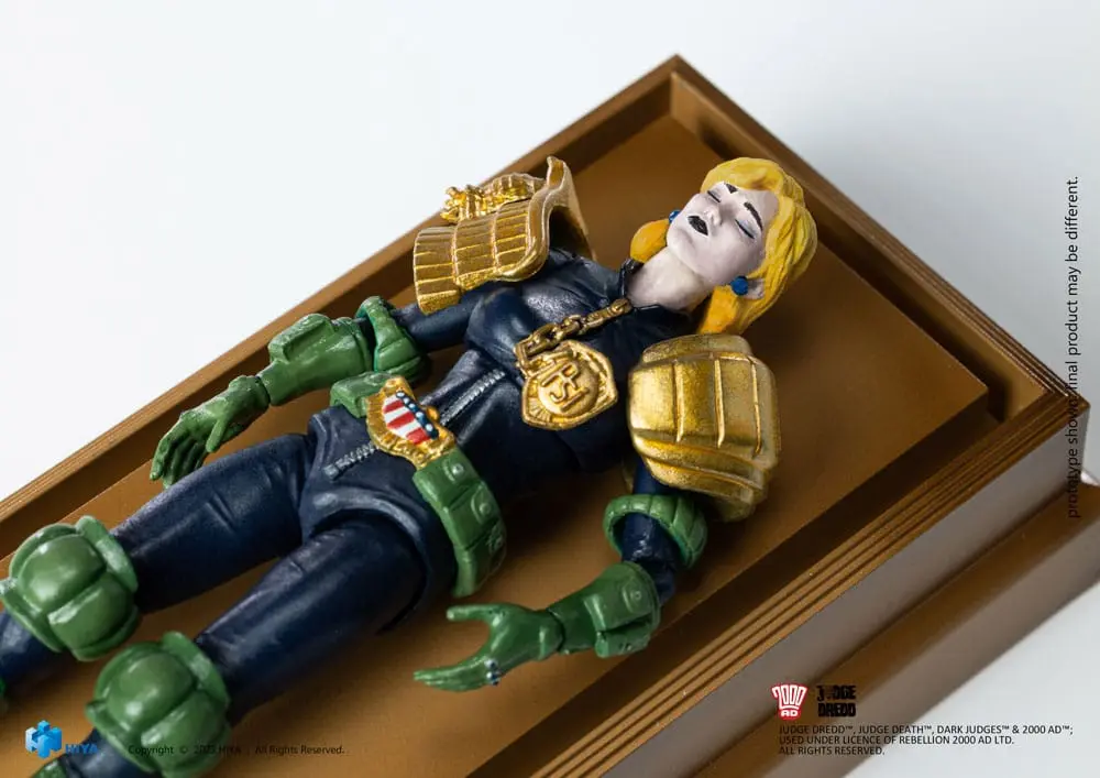 2000 AD Exquisite Mini Akčná figúrka 1/18 Judge Dredd Judge Anderson Hall of Heroes 10 cm termékfotó