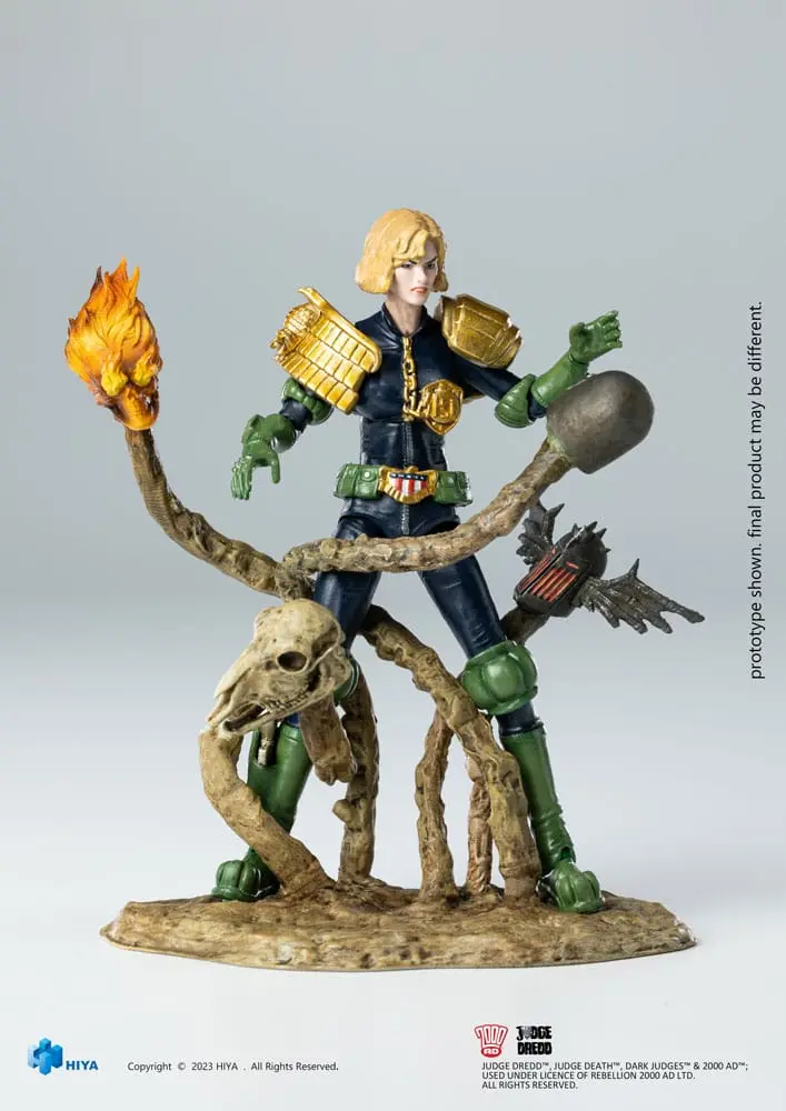 2000 AD Exquisite Mini Akčná figúrka 1/18 Judge Dredd Judge Anderson VS The Dark Judges 10 cm termékfotó